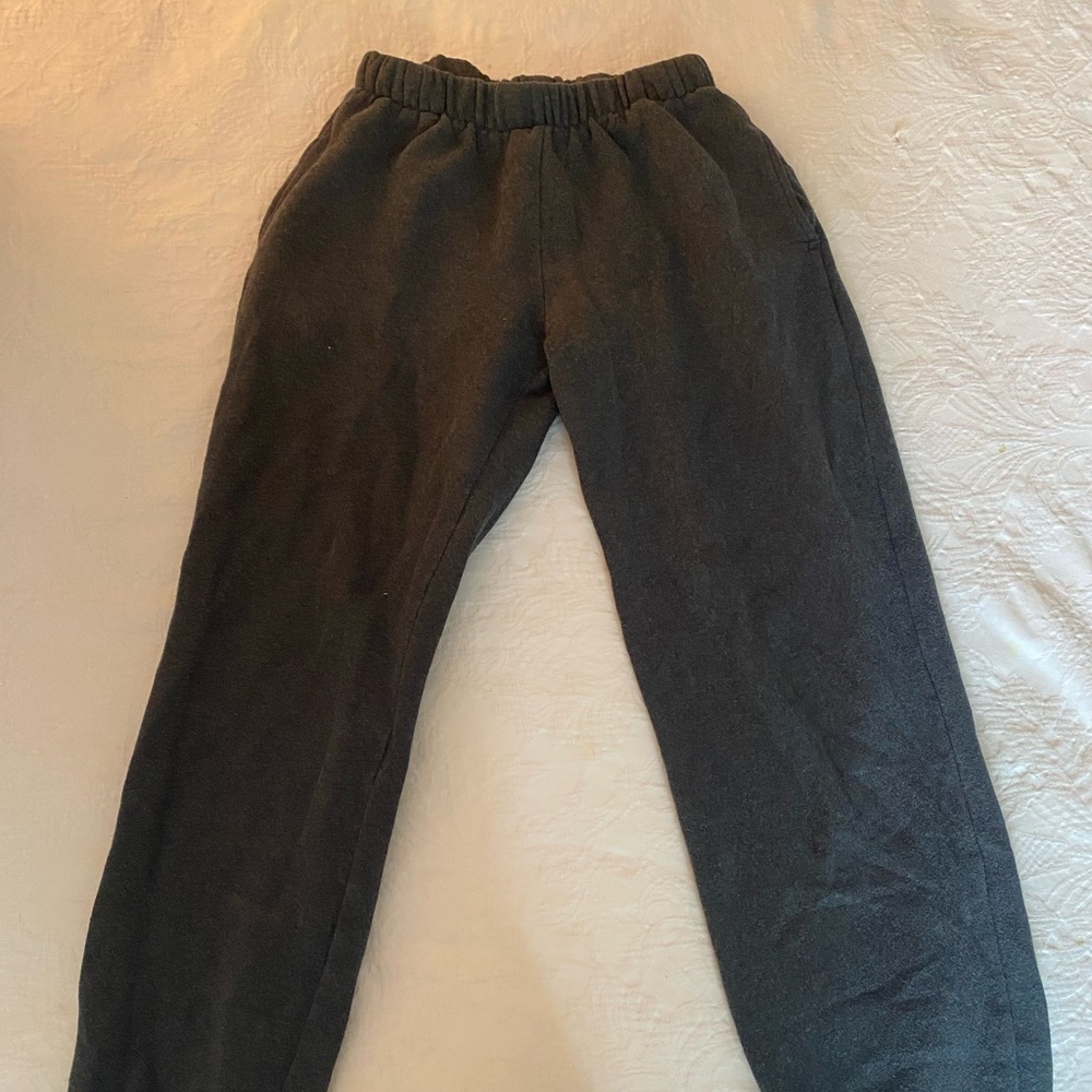 Brandy Melville Gray Track Pants Elastic Waistband Joggers